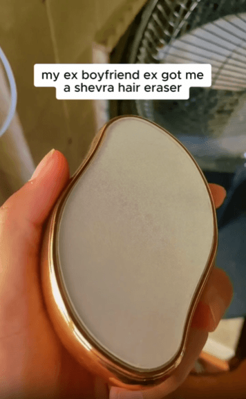 Testimonial showing Shevra usage on leg - Poster